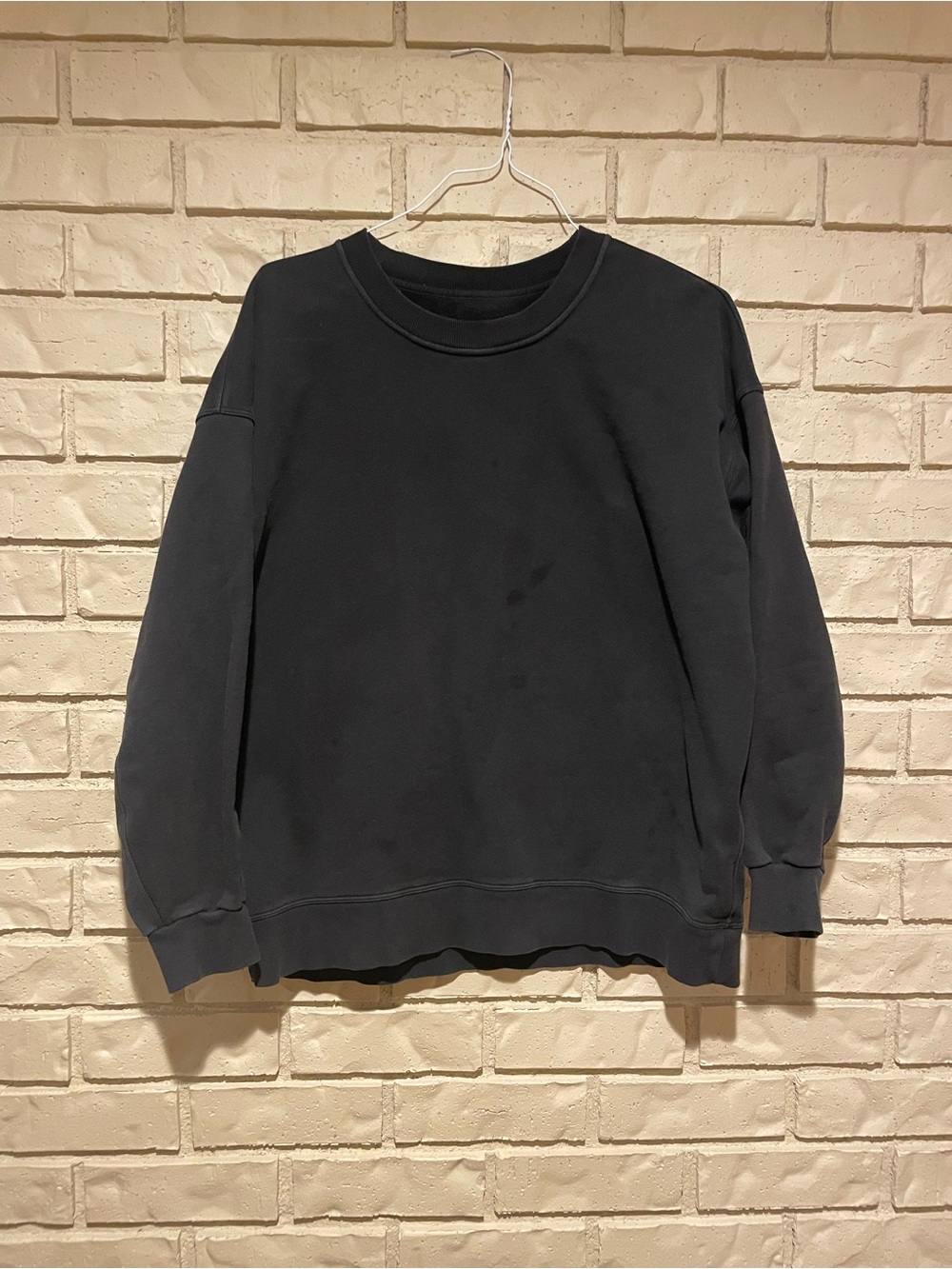 lululemon athletica Black Crewneck Sweatshirt